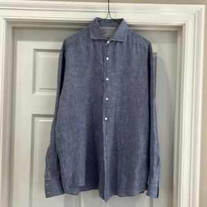 Brunello Cucinelli men’s linen shirt. Size large